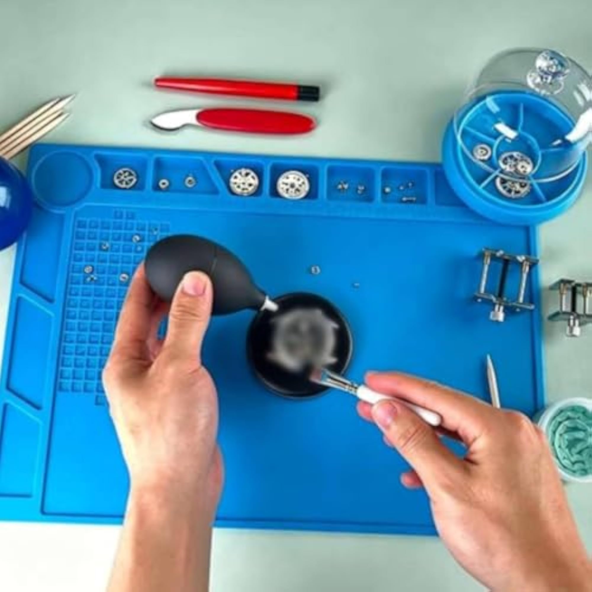 BNF® 13 Pieces Blue Silicone Watch Repair Kit